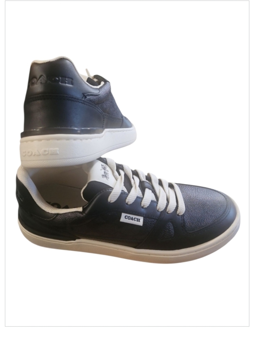 Coach Clip Court Low Top Sneaker in Black Signature Canvas NWT sz 8.5 & 9.5 - Picture 7 of 12